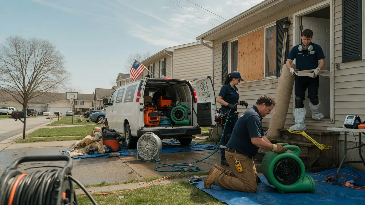 Water Damage Restoration in Milltown, IN near me